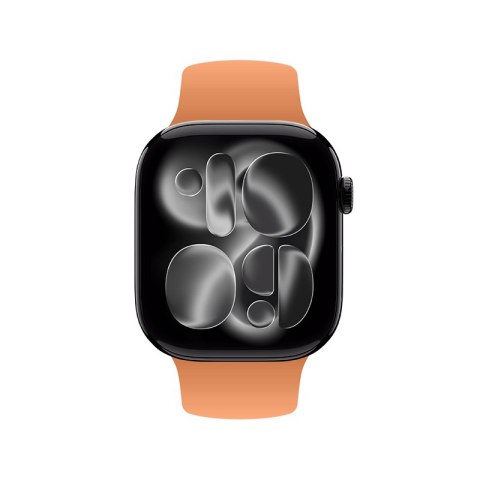 Crong Liquid - Pasek do Apple Watch 38/40/41/42 mm (pomarańczowy)