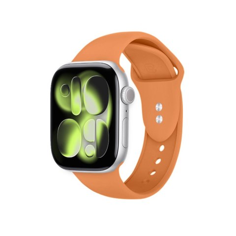 Crong Liquid - Pasek do Apple Watch 38/40/41/42 mm (pomarańczowy)