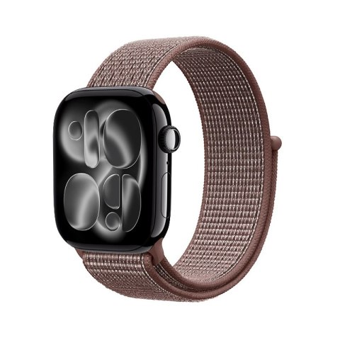 Crong Nylon - Pasek sportowy do Apple Watch 38/40/41/42 mm (Smokey Mauve)