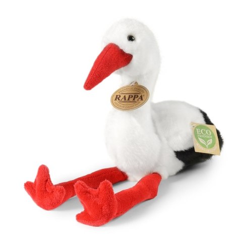 Rappa - Pluszowa realistyczna maskotka Bocian 20 cm Eco-Friendly