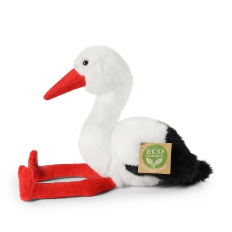 Rappa - Pluszowa realistyczna maskotka Bocian 20 cm Eco-Friendly