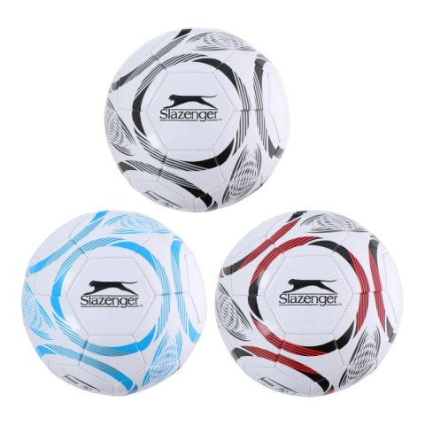 Slazenger - Piłka nożna treningowa 32 panele r. 5 (biały / czerwony)