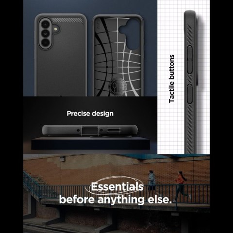 Spigen Rugged Armor - Etui do Samsung Galaxy A37 5G (Matte Black)