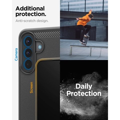 Spigen Rugged Armor - Etui do Samsung Galaxy A57 5G (Matte Black)