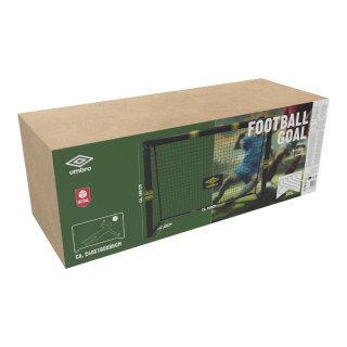 Umbro - Bramka do piłki nożnej metalowa z siatką 240x160x85 cm