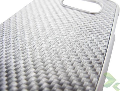 BMW M Edition Carbon & Aluminium Hard Case - Etui Samsung Galaxy S6 (srebrny)
