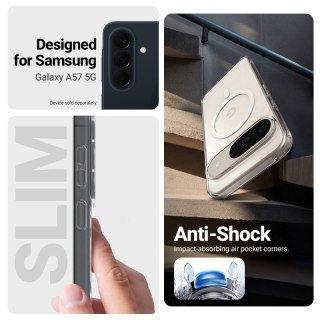 Crong Hybrid Clear Magnetic - Etui MagSafe Samsung Galaxy A57 (przezroczysty)