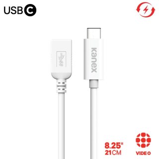 Kanex przejściówka z USB-C na USB-A żeński (21 cm)
