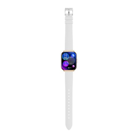 Smartwatch Gravity Różowe Złoto Pasek + Bransoleta GT44-1
