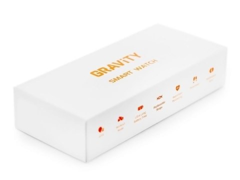 Smartwatch Gravity Różowe Złoto Pasek + Bransoleta GT44-1