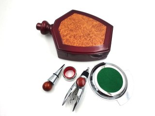 Elegancki Zestaw do Wina 4 elementy - G196