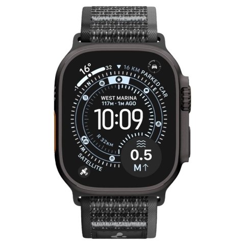 Spigen Athlex Air 2 - Pasek do Apple Watch 44/45/46/49 mm (Active Black / Grey)