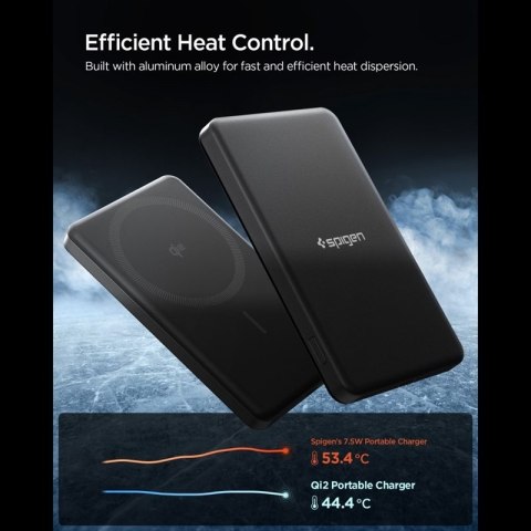Spigen EA2205MQ Essential - Power Bank MagSafe 5000 mAh 22.5W Qi2 (Black)