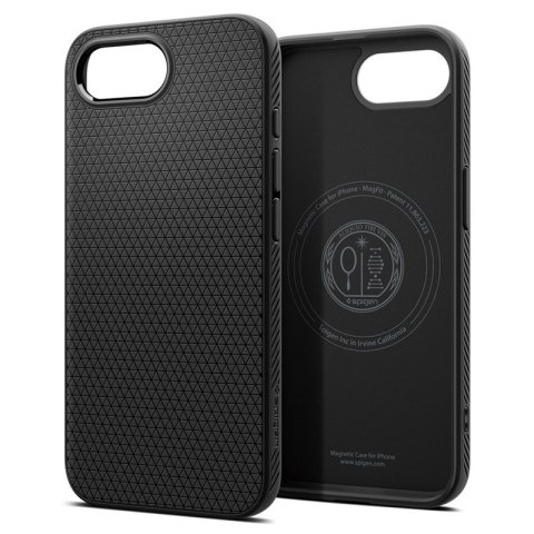 Spigen Liquid Air Mag MagSafe - Etui do iPhone 17e / 16e (Matte Black)