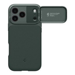 Spigen Optik Armor Mag MagSafe - Etui do iPhone 17 Pro (Abyss Green)