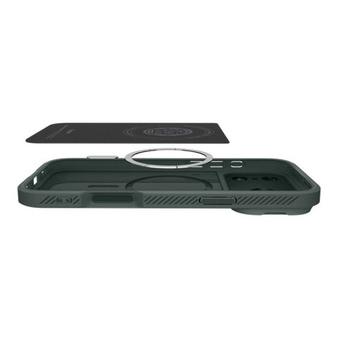 Spigen Optik Armor Mag MagSafe - Etui do iPhone 17 Pro (Abyss Green)