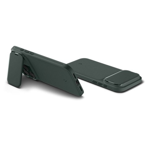 Spigen Optik Armor Mag MagSafe - Etui do iPhone 17 Pro Max (Abyss Green)