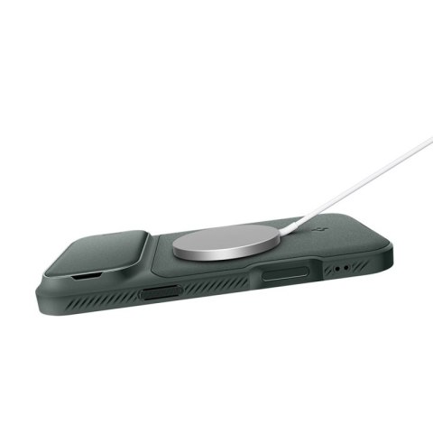 Spigen Optik Armor Mag MagSafe - Etui do iPhone 17 Pro Max (Abyss Green)