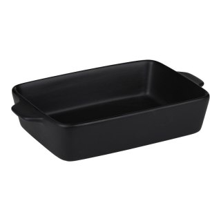 Alpina - Ceramiczne naczynie żaroodporne do zapiekania prostokątne 28x18x6 cm (czarny)