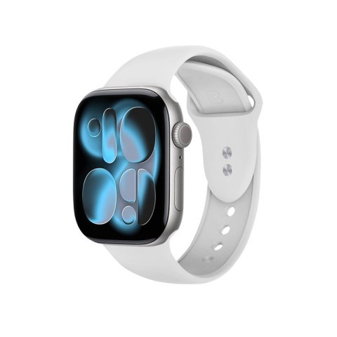 Crong Liquid - Pasek do Apple Watch 44/45/46/49 mm (biały)