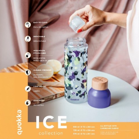 Quokka Ice - Butelka na wodę ecozen 840 ml (Sea Fish)