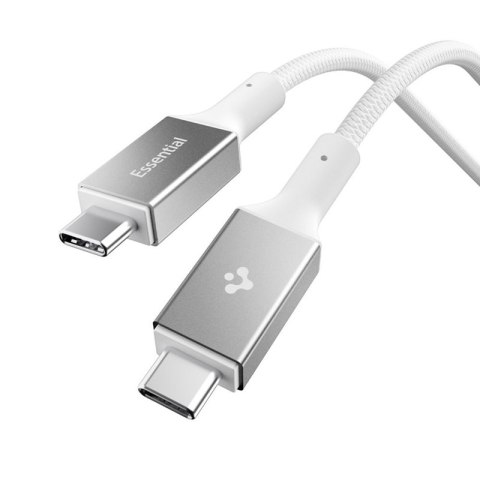Spigen EB10015CC Essential - Kabel USB-C do USB-C PD 100W 1.5m (Biały)