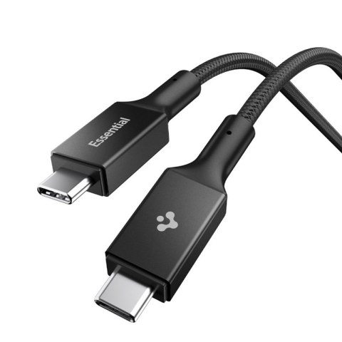 Spigen EB10015CC Essential - Kabel USB-C do USB-C PD 100W 1.5m (Czarny)