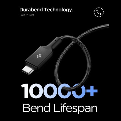 Spigen EB10015CC Essential - Kabel USB-C do USB-C PD 100W 1.5m (Czarny)