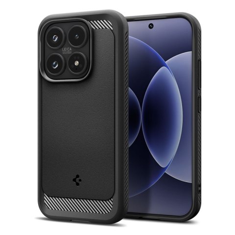 Spigen Rugged Armor - Etui do Xiaomi 17 (Matte Black)