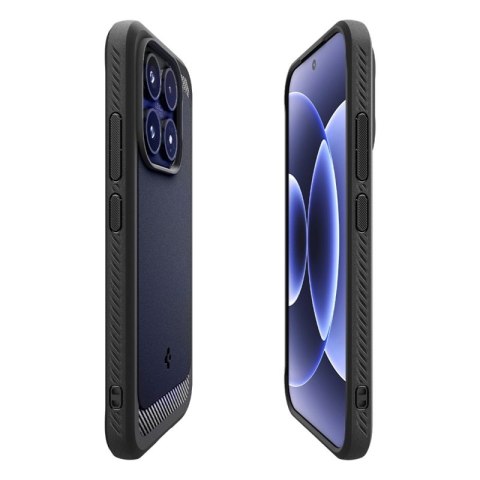 Spigen Rugged Armor - Etui do Xiaomi 17 (Matte Black)