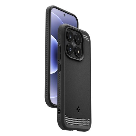 Spigen Rugged Armor - Etui do Xiaomi 17 (Matte Black)