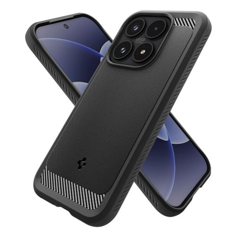 Spigen Rugged Armor - Etui do Xiaomi 17 (Matte Black)