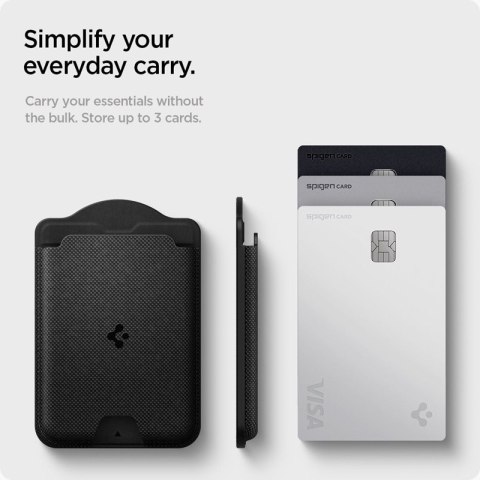 Spigen Urban Fit Wallet MagSafe - Portfel magnetyczny (Black)