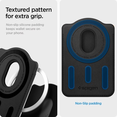 Spigen Urban Fit Wallet MagSafe - Portfel magnetyczny (Black)