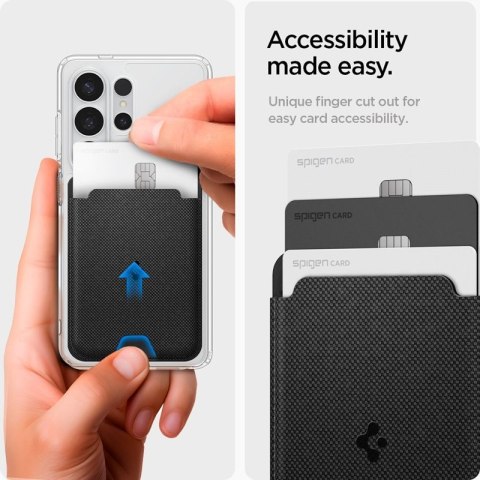 Spigen Urban Fit Wallet MagSafe - Portfel magnetyczny (Black)