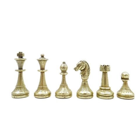 Ekskluzywne Metalowe Szachy Italfama 28x28 cm - N035