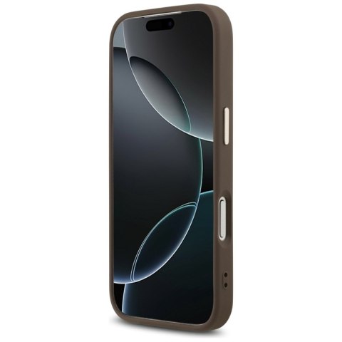 Guess 4G Big 4G Classic Logo - Etui iPhone 17 Pro Max (brązowy / złoty)