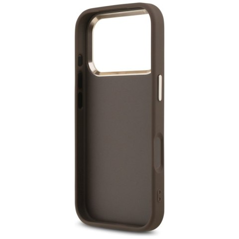 Guess 4G Big 4G Classic Logo - Etui iPhone 17 Pro Max (brązowy / złoty)
