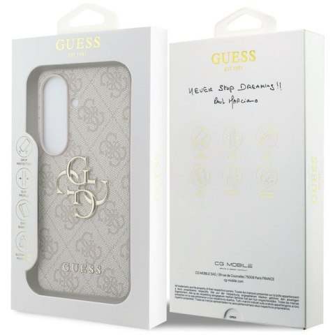 Guess 4G Big Metal Logo - Etui Samsung Galaxy S26 (różowy)