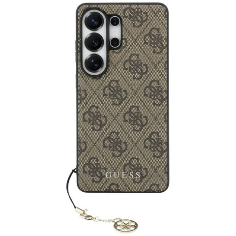 Guess 4G Classic Logo Charm MagSafe - Etui Samsung Galaxy S26 Ultra (brązowy)