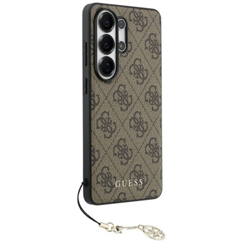 Guess 4G Classic Logo Charm MagSafe - Etui Samsung Galaxy S26 Ultra (brązowy)