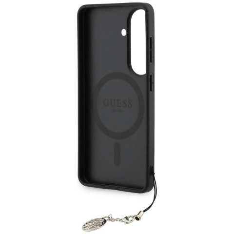 Guess 4G Classic Logo Charm MagSafe - Etui Samsung Galaxy S26 (czarny)