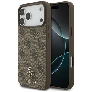 Guess 4G Small 4G and Classic MagSafe - Etui do iPhone 17 Pro Max (brązowy)