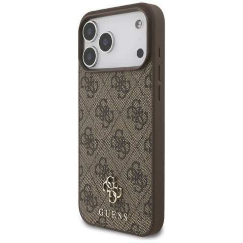 Guess 4G Small 4G and Classic MagSafe - Etui do iPhone 17 Pro Max (brązowy)