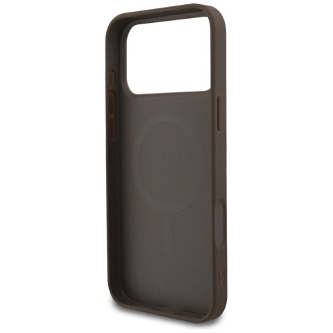 Guess 4G Small 4G and Classic MagSafe - Etui do iPhone 17 Pro Max (brązowy)