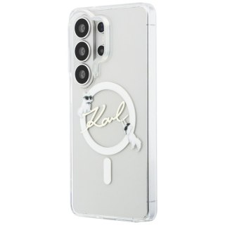Karl Lagerfeld IML KC Script MagSafe - Etui Samsung Galaxy S26 Ultra (przezroczysty)