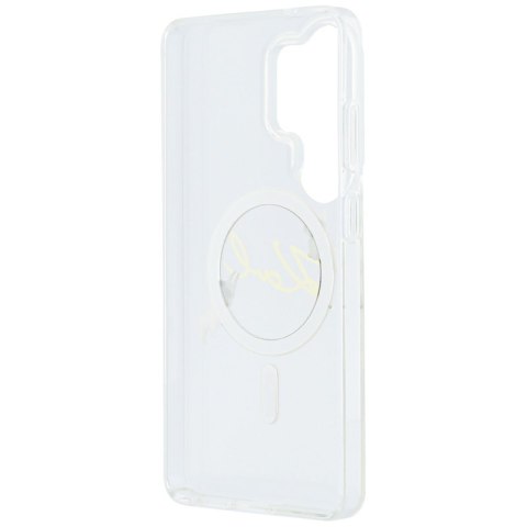 Karl Lagerfeld IML KC Script MagSafe - Etui Samsung Galaxy S26 Ultra (przezroczysty)