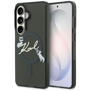 Karl Lagerfeld IML KC Script MagSafe - Etui Samsung Galaxy S26 (czarny)