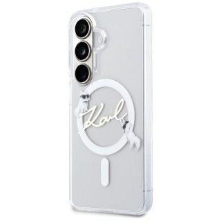 Karl Lagerfeld IML KC Script MagSafe - Etui Samsung Galaxy S26 (przezroczysty)
