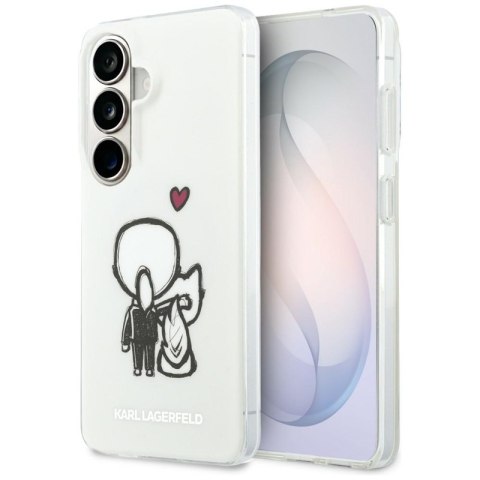 Karl Lagerfeld IML Karl & Choupette MagSafe - Etui Samsung Galaxy S26 (przezroczysty)